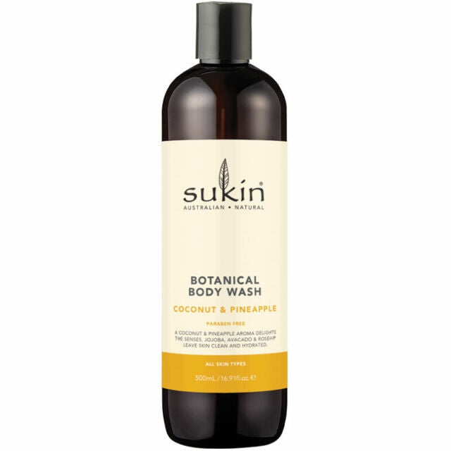 Sukin Botanical Wash Pineapple & Coconut 500ml