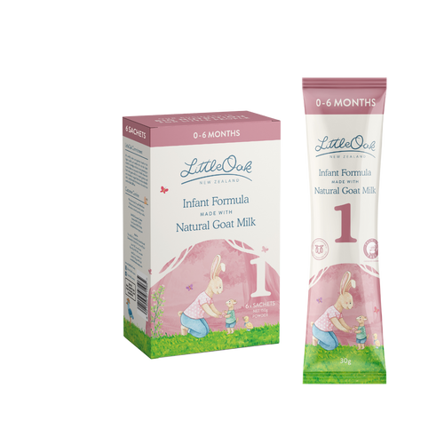 LittleOak Natural Goat’s Milk Infant Formula 0 - 6 Months 30g*6 Sachets