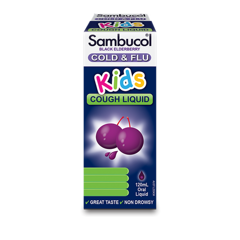 Sambucol Kids Cold and Flu Cough Liquid 120ml