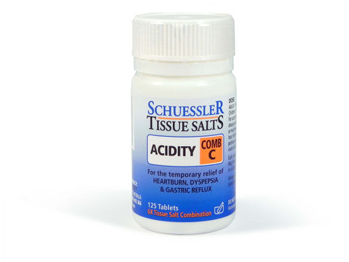 Schuesslers Tissue Salts Acidity Comb C 125 Tablets