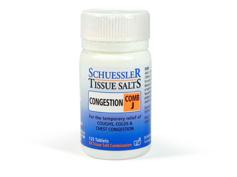 Schuesslers Tissue Salts Congestion Comb J 125 Tablets