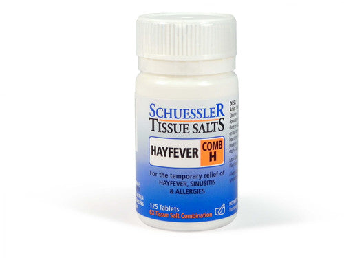Schuesslers Tissue Salts Hayfever Comb H 125 Tablets
