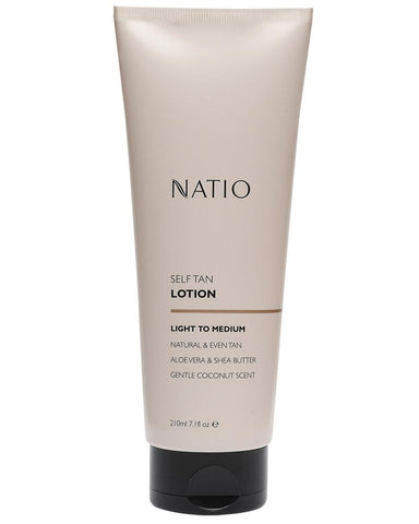 Natio Self Tan Lotion - Light to Medium 210ml