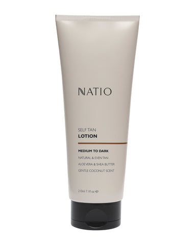 Natio Self Tan Lotion - Medium to Dark 210ml