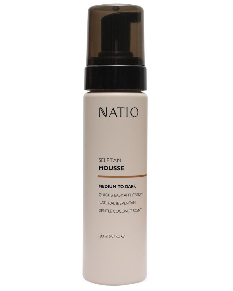 Natio Self Tan Mousse - Medium to Dark 180ml