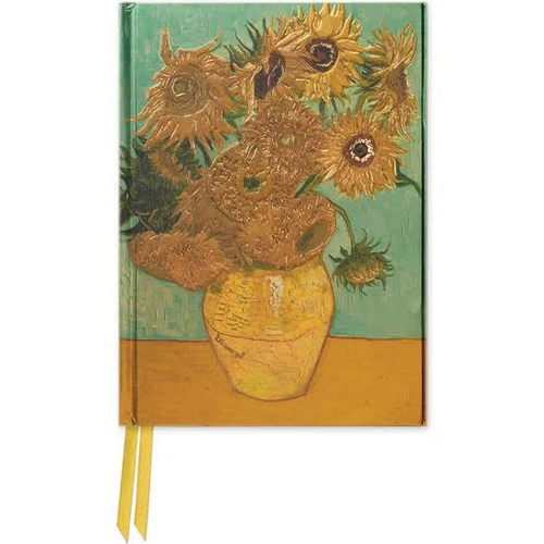 Museums And Galleries Van Gogh Sunflowers Foiled Pocket Journal