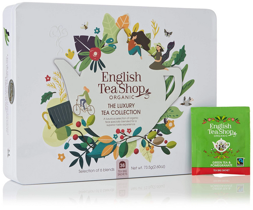 English Tea Shop Organic Gift Pack Luxury Collection White 36 Sachets