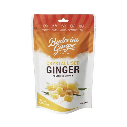 Buderim Ginger Crystallised Ginger 200g