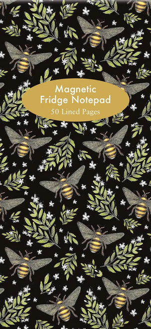 Museums And Galleries Bee Pattern Magnetic Fridge Notepad