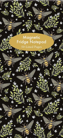 Museums And Galleries Bee Pattern Magnetic Fridge Notepad