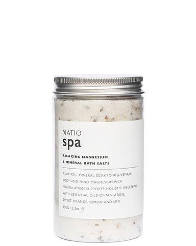 Natio Spa Relaxing Magnesium & Mineral Bath Salts 350g