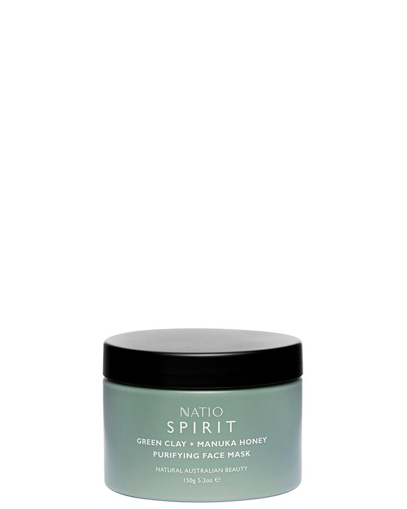 Natio Spirit Green Clay + Manuka Honey Purifying Face Mask  150g