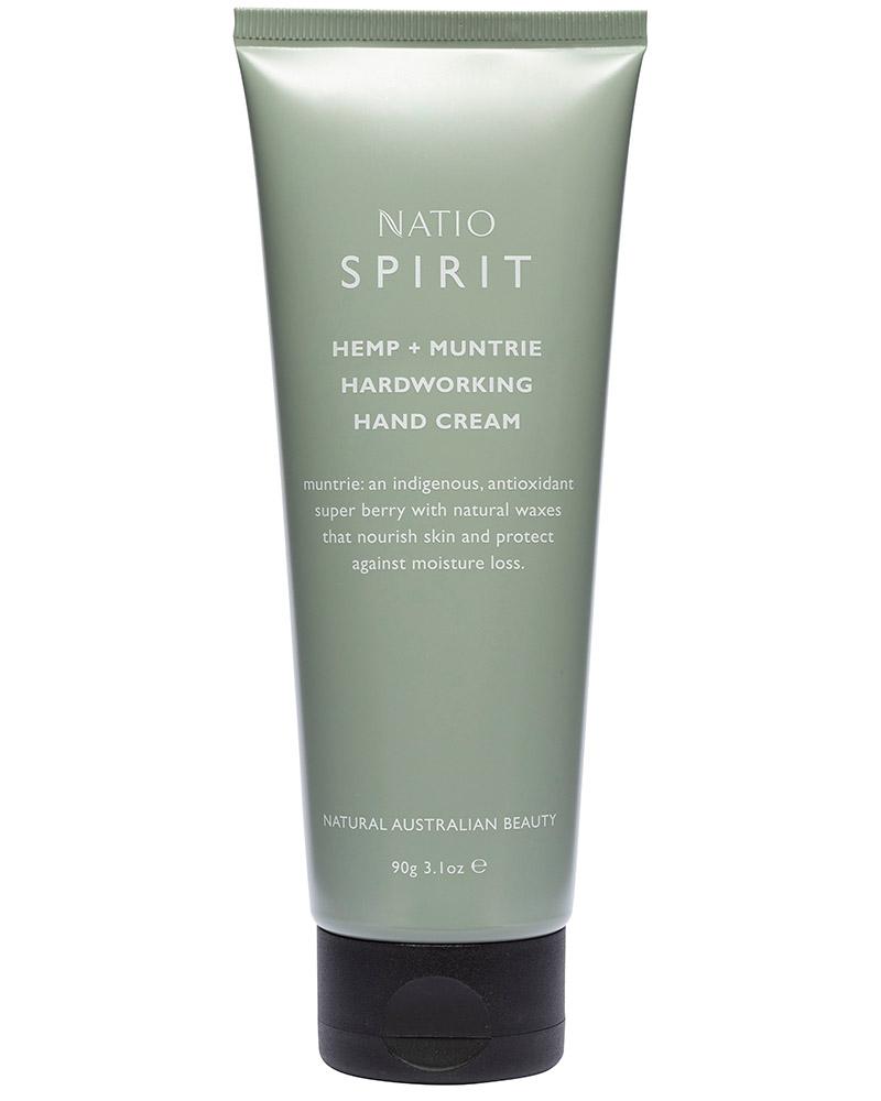 Natio Spirit Hemp + Muntrie Hardworking Hand Cream 90g