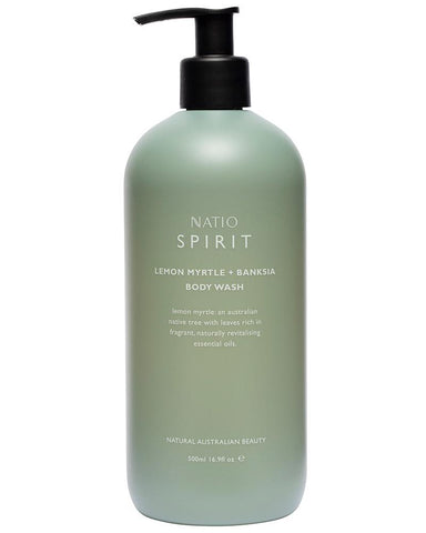 Natio Spirit Lemon Myrtle + Banksia Body Wash 500ml