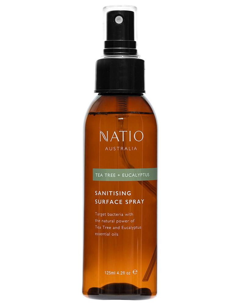 Natio Tea Tree + Eucalyptus Sanitising Surface Spray 125ml