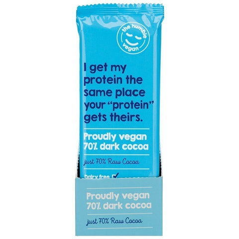 THE HUMBLE VEGAN 70% Dark Cocoa Just Raw Cocoa 80g