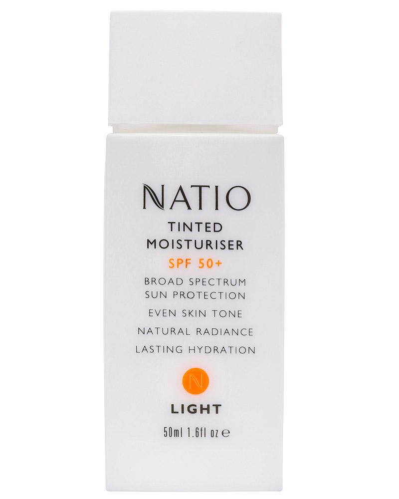 Natio Tinted Moisturiser SPF 50+ Light 50ml