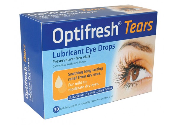 Optifresh Tears Eye Drop .5% 30 Vials