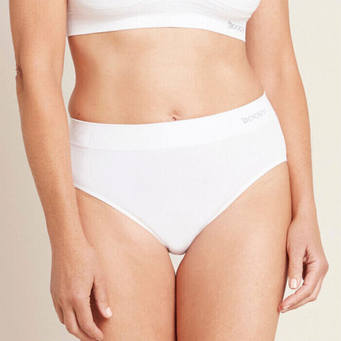 Boody Women's Full Briefs Bamboo Underwear White Small