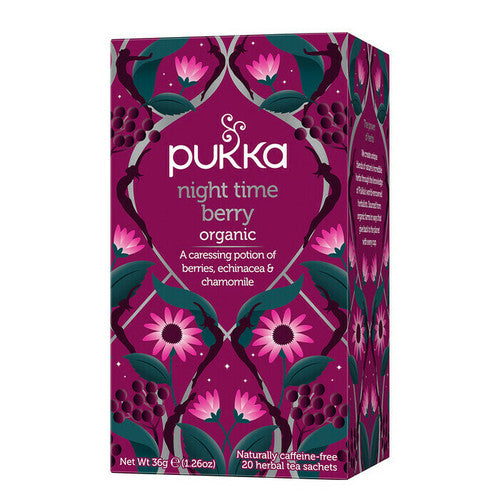 Pukka Organic Night Time Berry Tea (20 Tea Sachets)