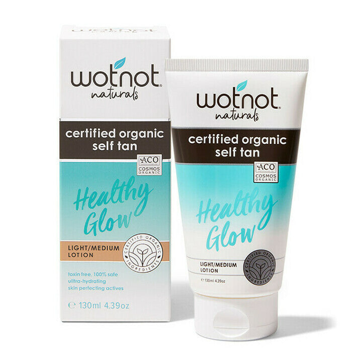 WOTNOT Certified Organic Self-Tan Light-Medium Lotion 130ml