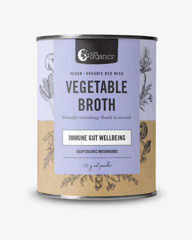 Nutra Organics Vegetabe Broth Powder Mushroom 125g