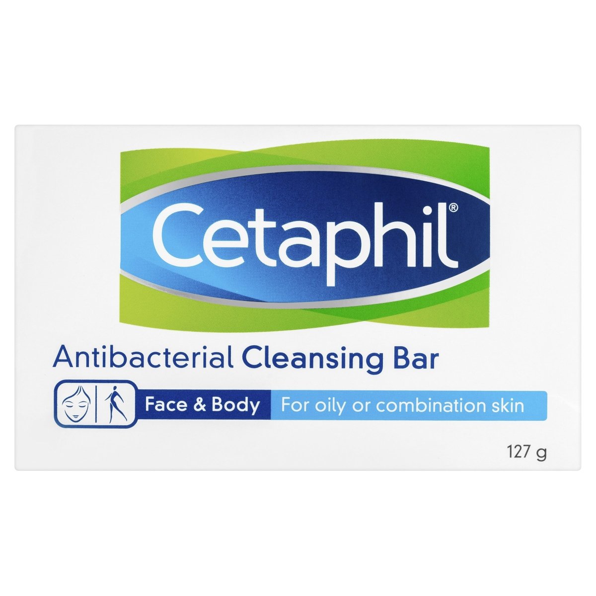 Cetaphil Antibacterial Cleansing Bar 127g - Clearance