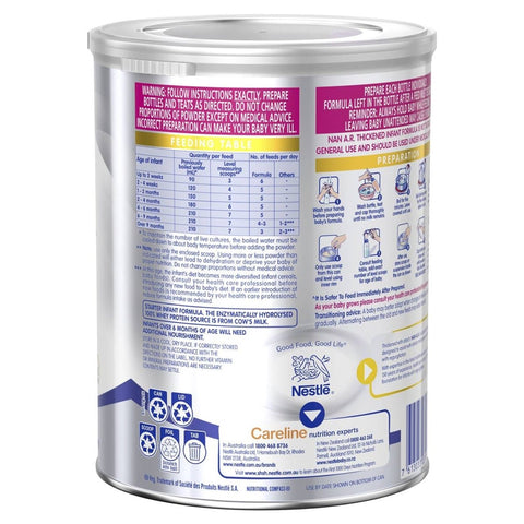 Nestlé NAN A.R. Bifidus Infant Formula Powder for Babies with Regurgitation 800g