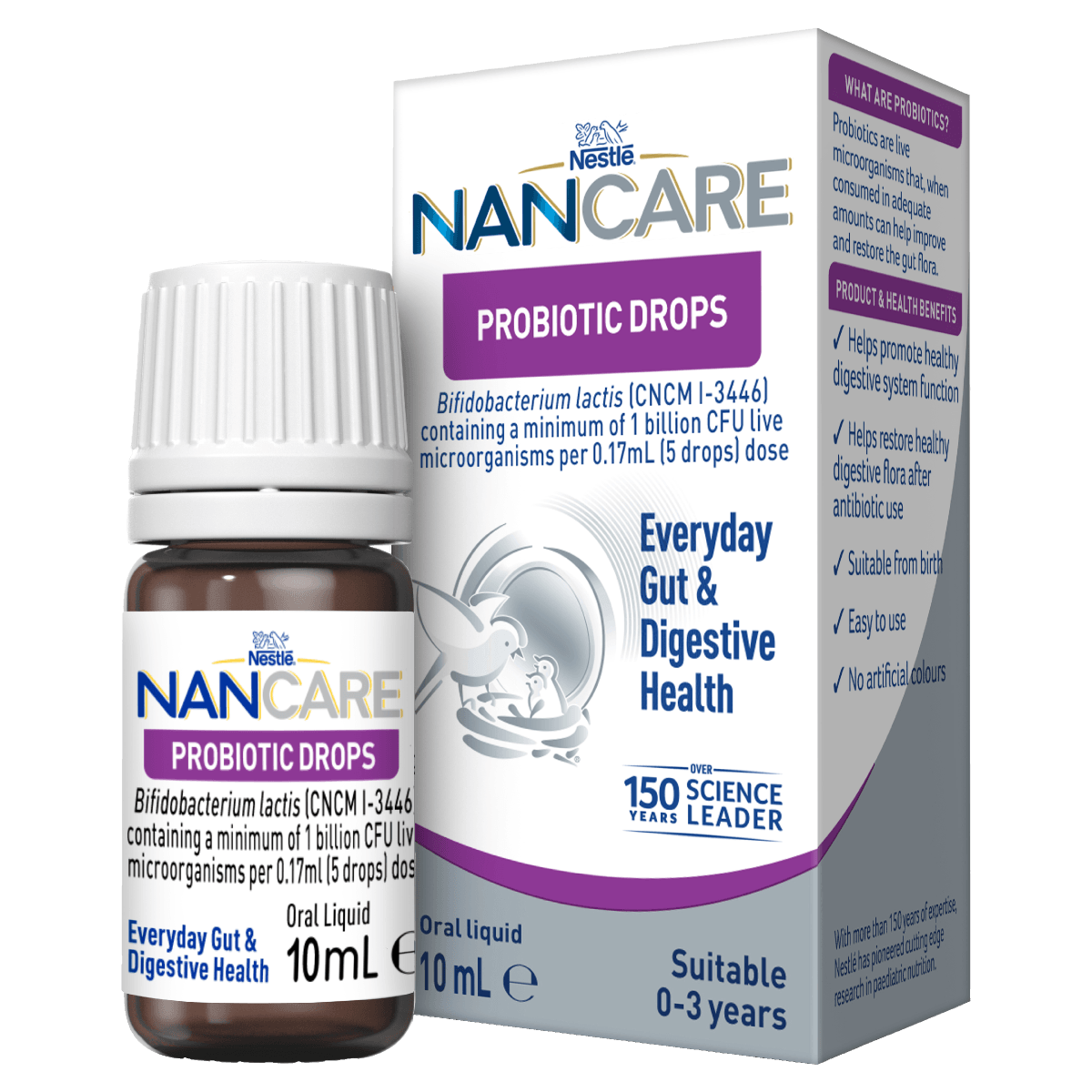 Nestlé NAN CARE Probiotic Drops Everyday Gut & Digestive Health 10mL