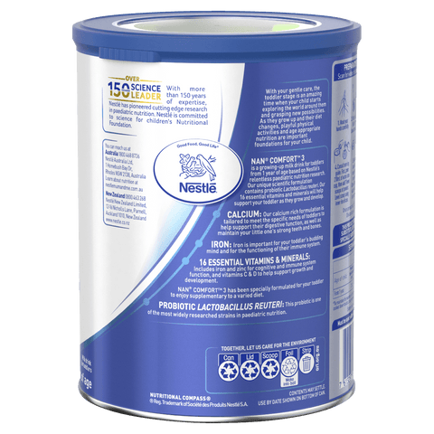 Nestlé NAN Comfort 3 Toddler 1+ Years Milk Drink Powder 800g