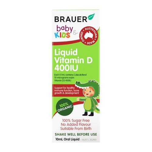 Brauer Baby & Kids Liquid Vitamin D 400IU 10mL