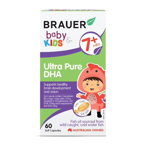 Brauer Baby & Kids Ultra Pure DHA 60 Capsules