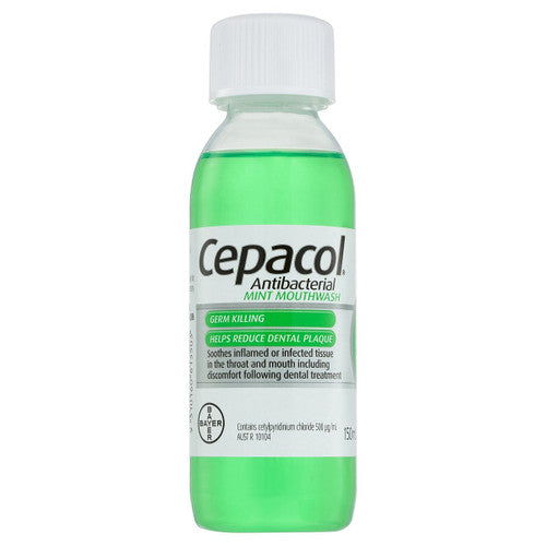 Cepacol Antibacterial Mint Mouthwash 150ml