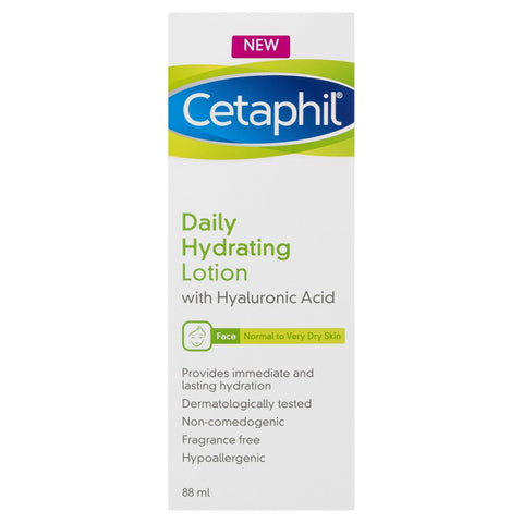 Cetaphil Daily Hydrating Lotion With Hyaluronic Acid 88mL