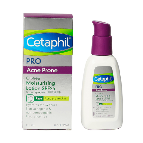 Cetaphil Pro Acne Prone Oil-Free Moisturising Lotion SPF25 118mL