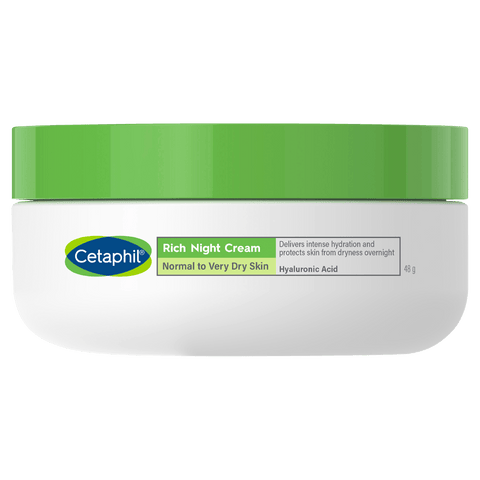 Cetaphil Rich Hydrating Night Cream with Hyaluronic Acid 48g