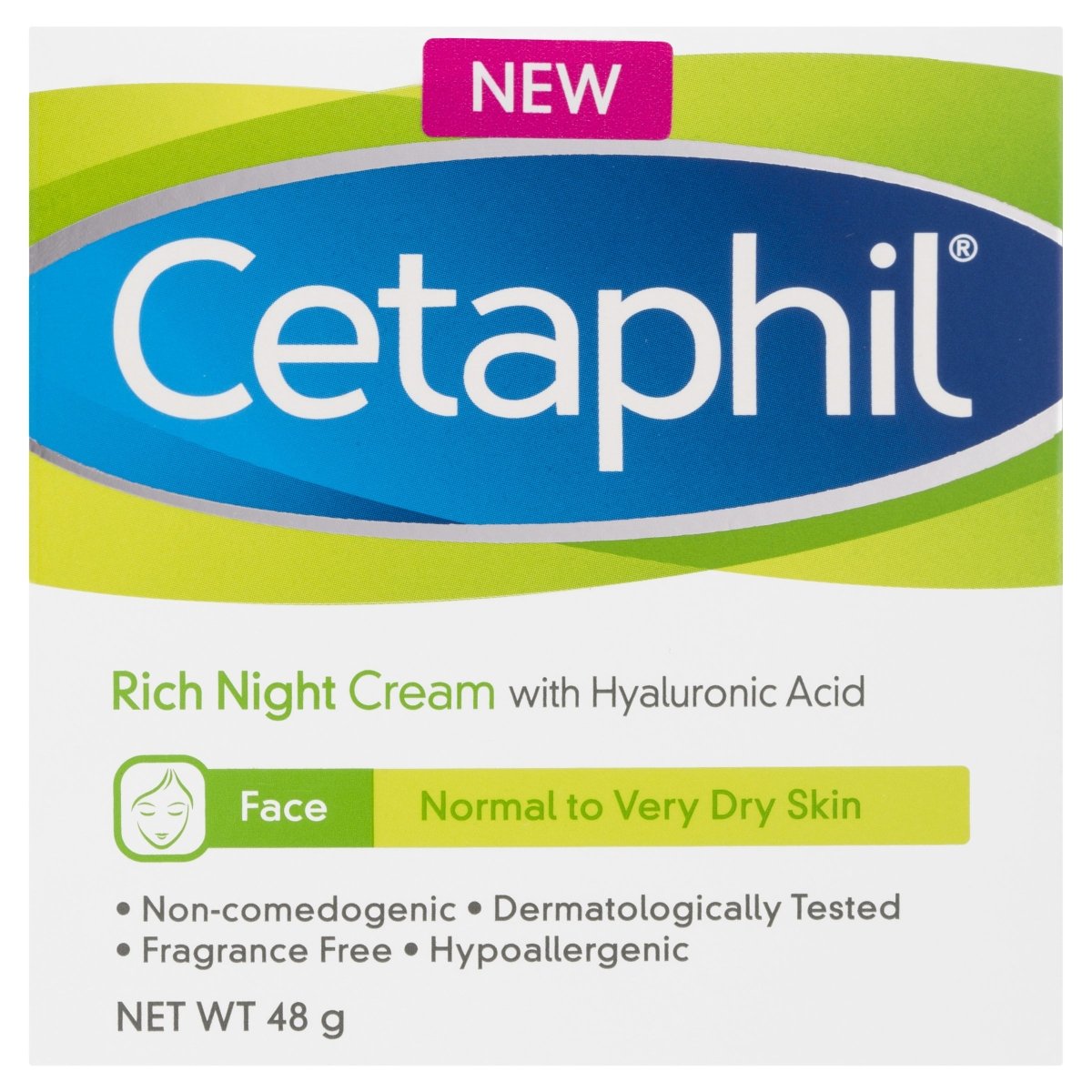 Cetaphil Rich Night Cream With Hyaluronic Acid 48g