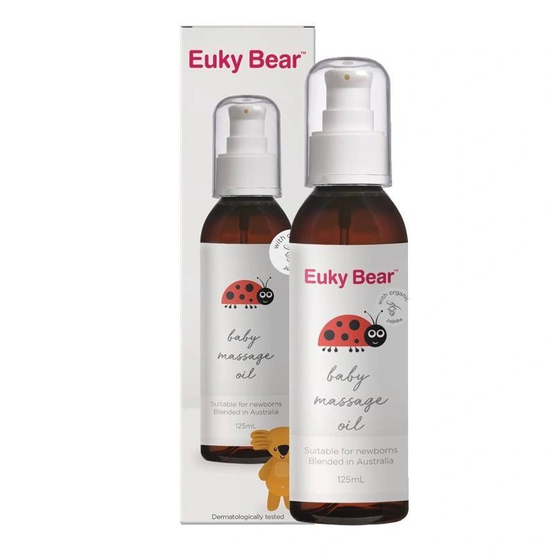 Euky Bear Baby Massage Oil 125mL