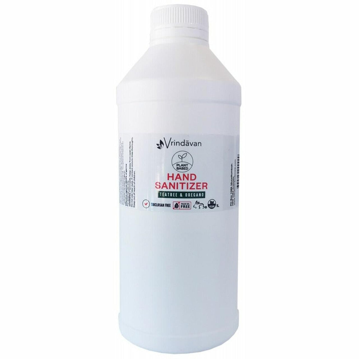 VRINDAVAN Hand Sanitizer Refill Tea Tree & Oregano 1L