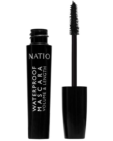 Natio Waterproof Mascara - Black 12ml