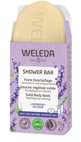 Weleda Shower Bar Lavender + Vetiver 75g