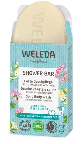 Weleda Shower Bar Geranium + Litsea Cubeba 75g