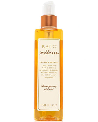 Natio Wellness Shower & Bath Gel 275ml