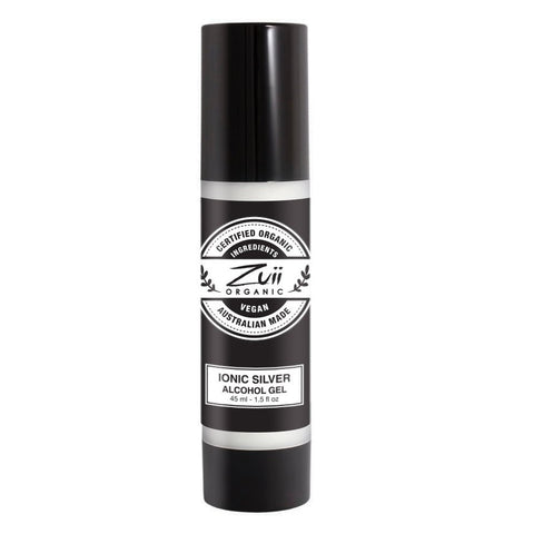 ZUII ORGANIC Ionic Silver Alcohol Sanitising Gel 45ml
